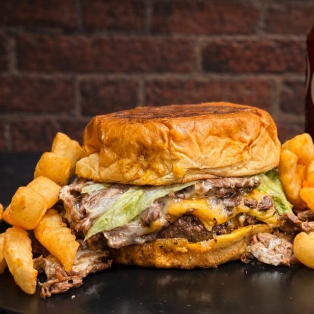 Double Beast Burger.
